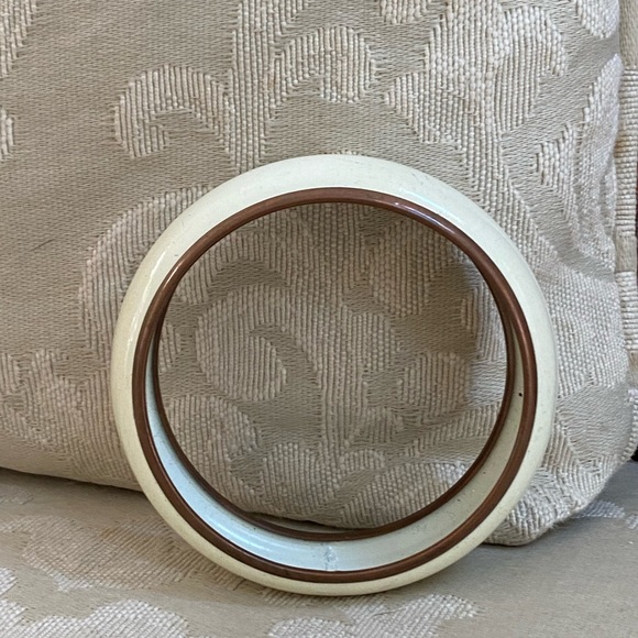 Wide Metal Bangle Brass Bangle - Picture 2 of 9